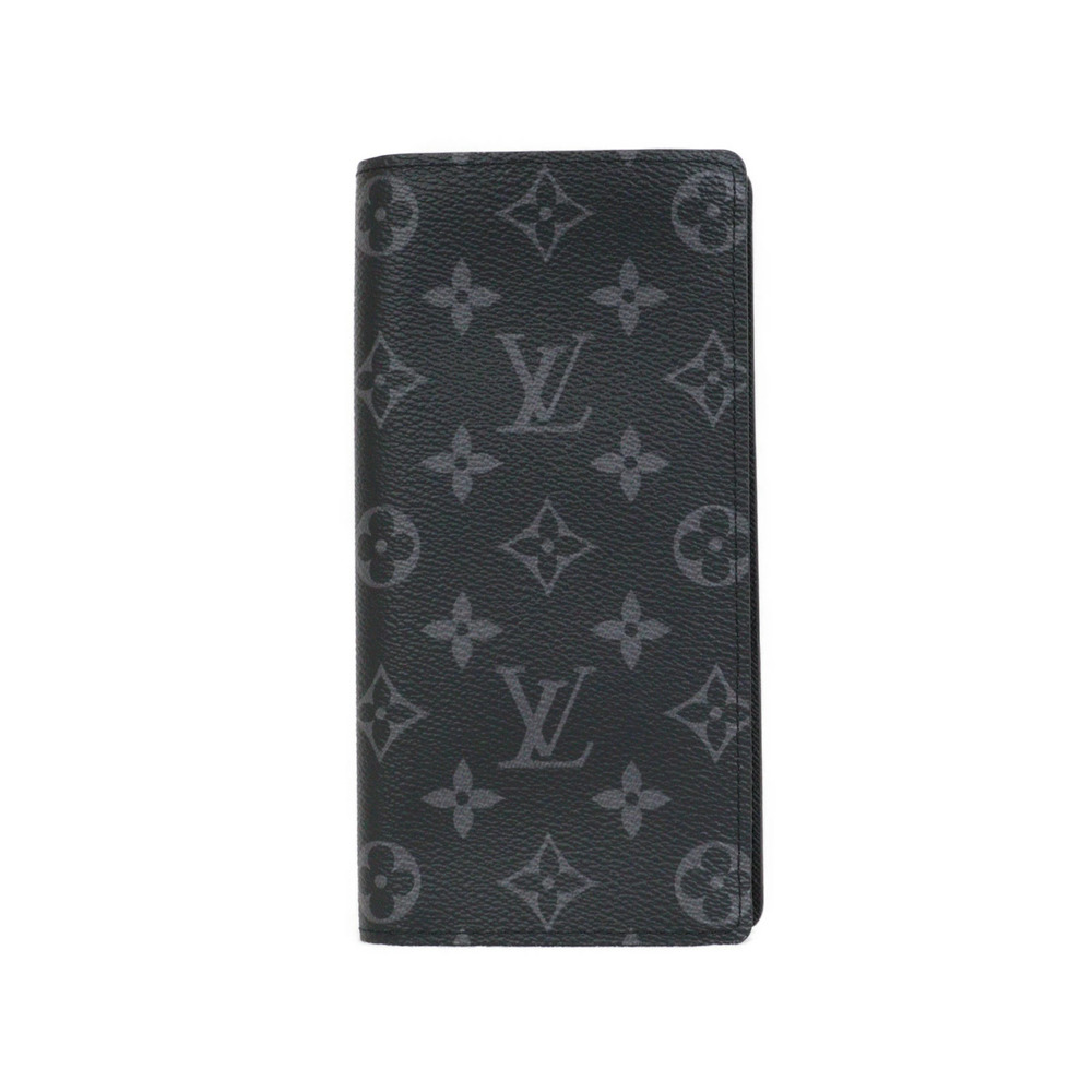 UnWith Louis Vuitton Portefeuille Brazza Long Wallet Monogram Eclipse Black